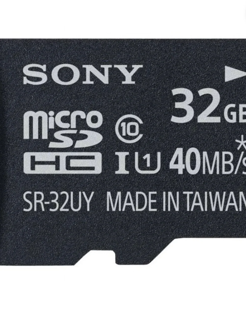 Sony 32GB microSDHC UHS-I Memory Card with Adapter - Black & Gold Packaging